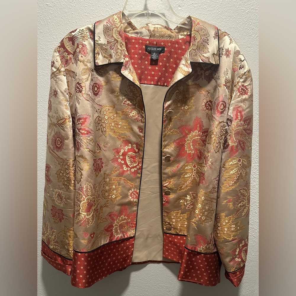August Max Silk Blazer
